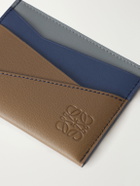 LOEWE - Puzzle Anagram-Debossed Panelled Leather Cardholder