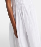 Tory Burch Linen and silk maxi dress