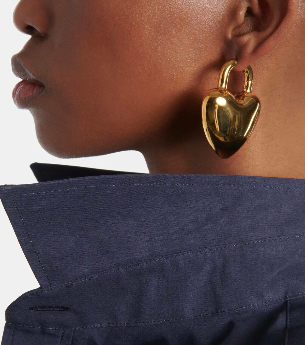 関税込【BALENCIAGA】Minnieピアス ShinyGold Balenciaga Minnie XL earrings Balenciaga