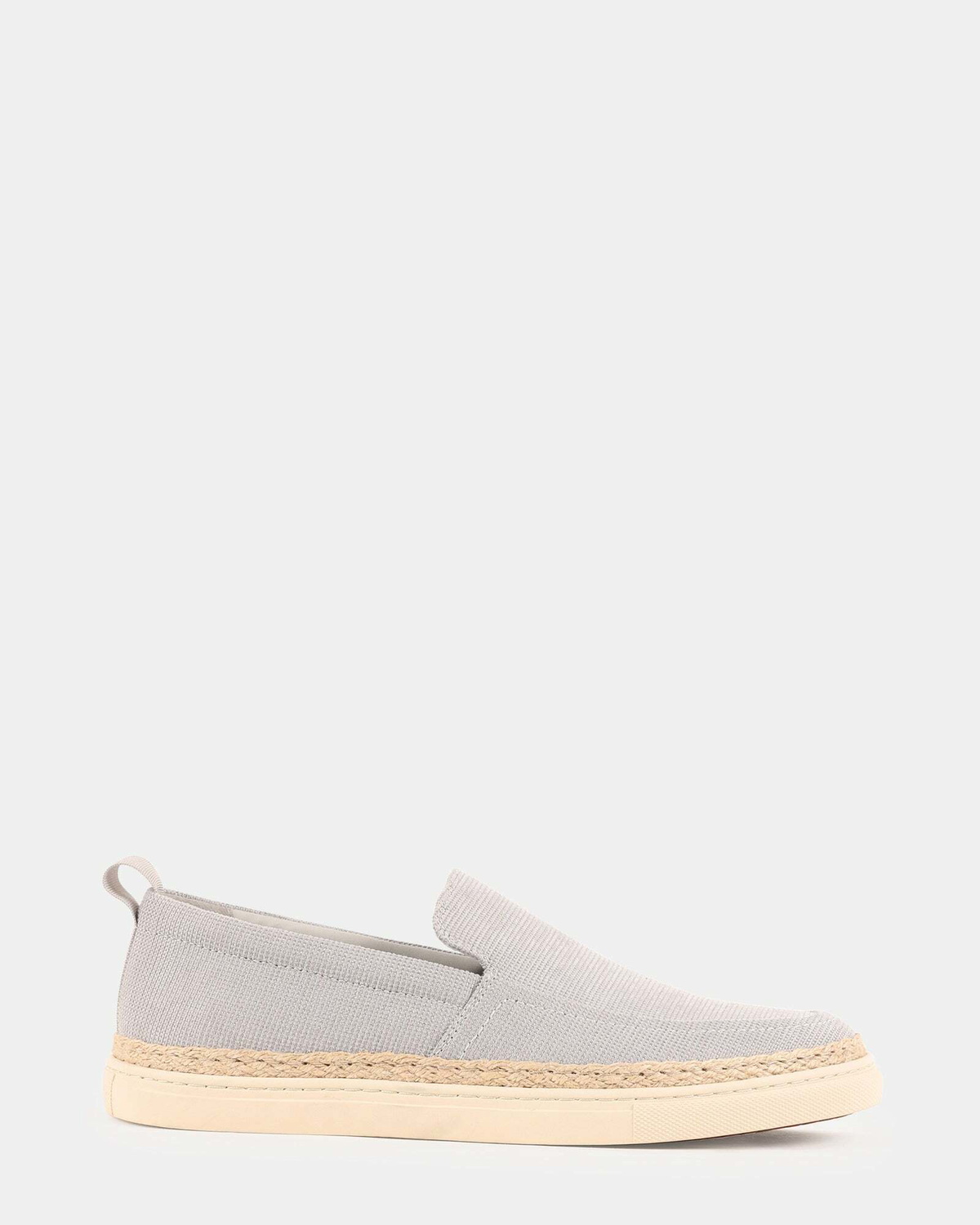 Steve Madden Hilo Loafers in Light Grey Fabric