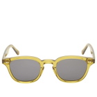 Monokel River Sunglasses in Caramel/Grey Solid 