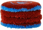 MAKI RUGS Red & Blue Doodle Coaster Set