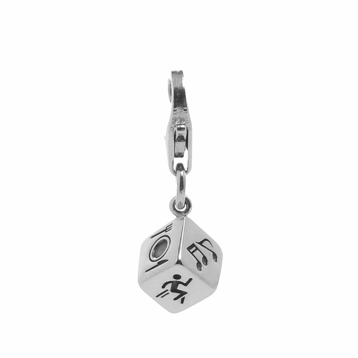 Photo: Tom Wood Men's Dice Charm in 925 Sterling Silver