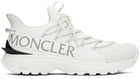 Moncler White Trailgrip Lite2 Sneakers