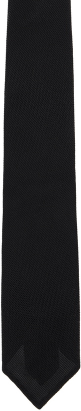 Photo: Factor's Black Silk Mesh Tie