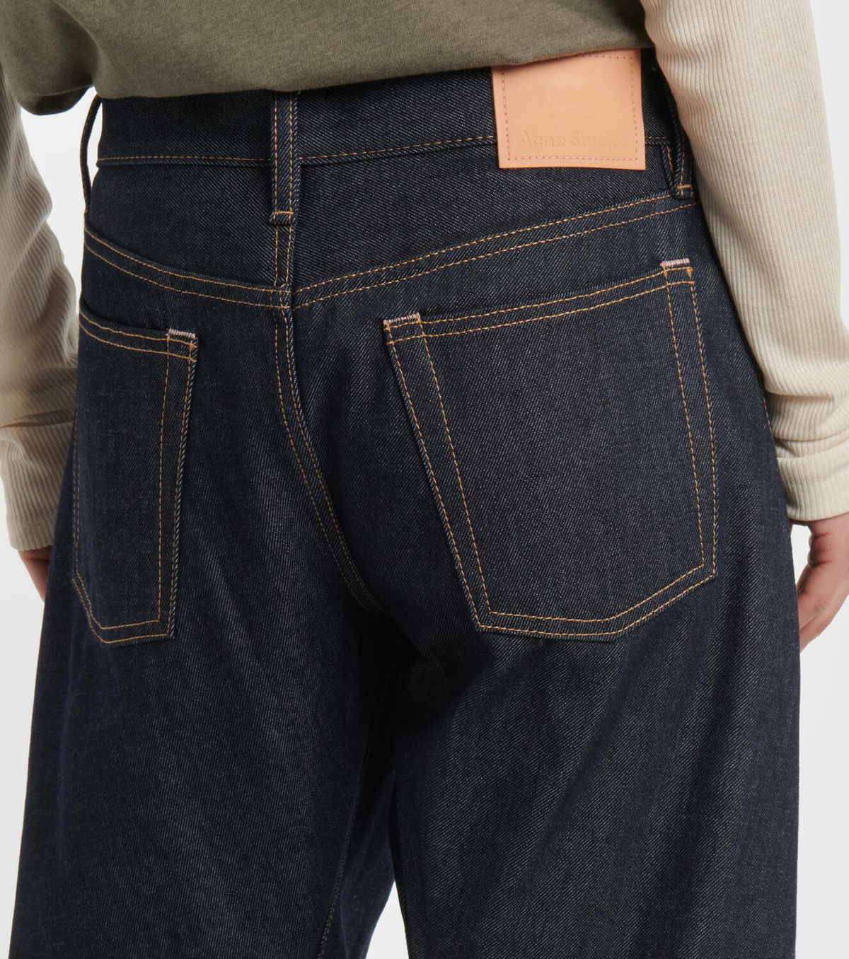 Acne Studios 2006F mid-rise barrel-leg jeans Acne Studios