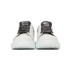 Alexander McQueen SSENSE Exclusive White and Black Oversized Sneakers