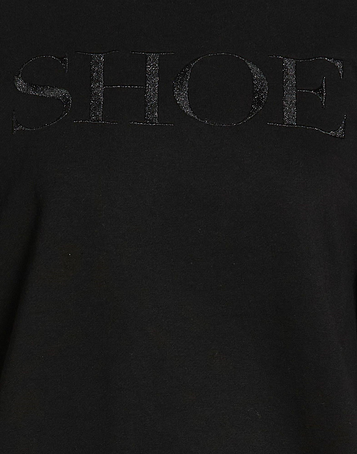Shoe Womens Sweatshirt in Black