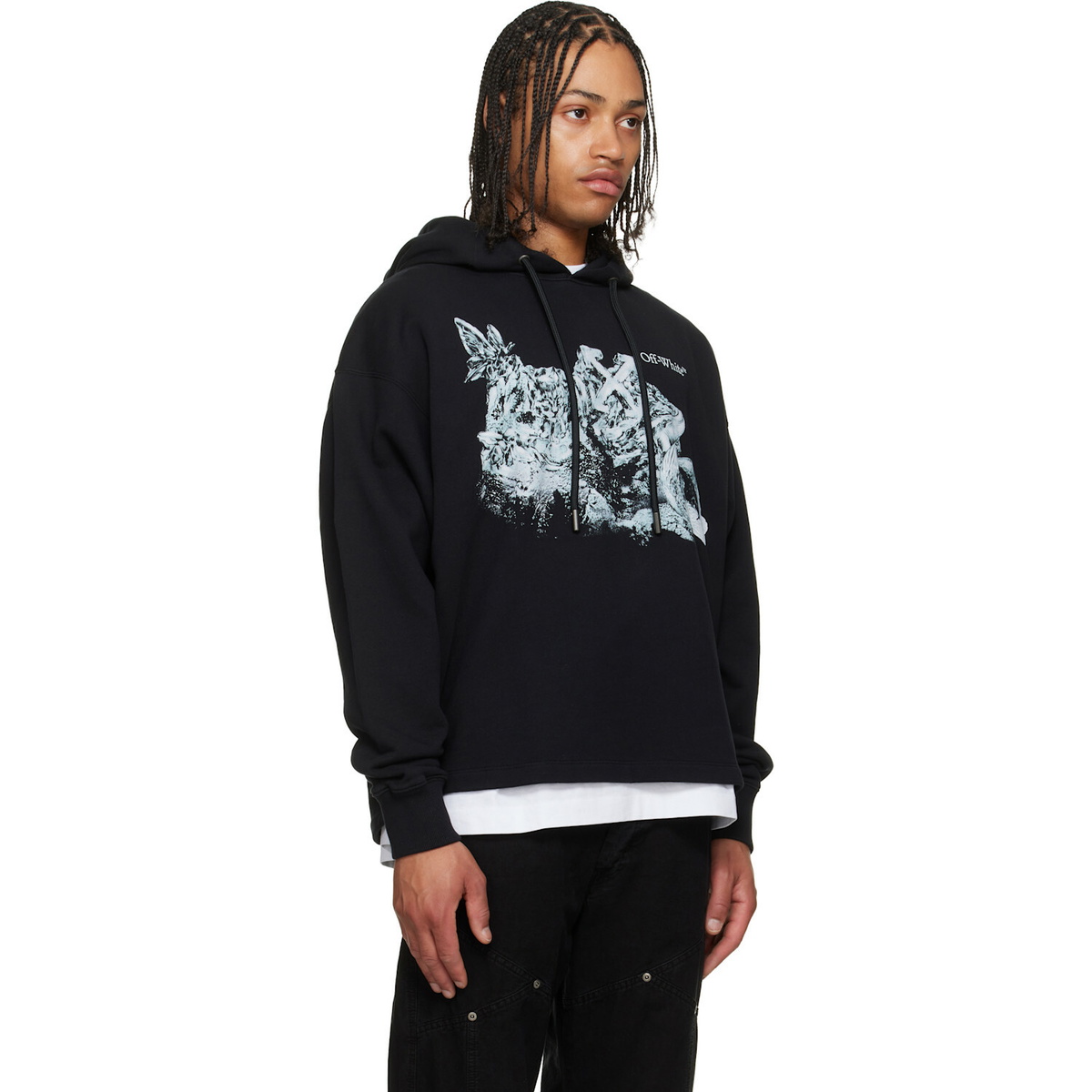 Off-White Black Eagle Rock Loose Hoodie