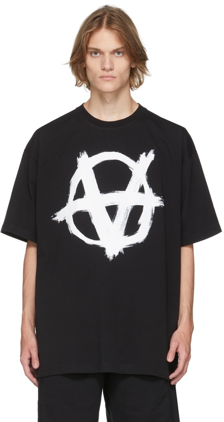 Photo: VETEMENTS Black Double Anarchy T-Shirt