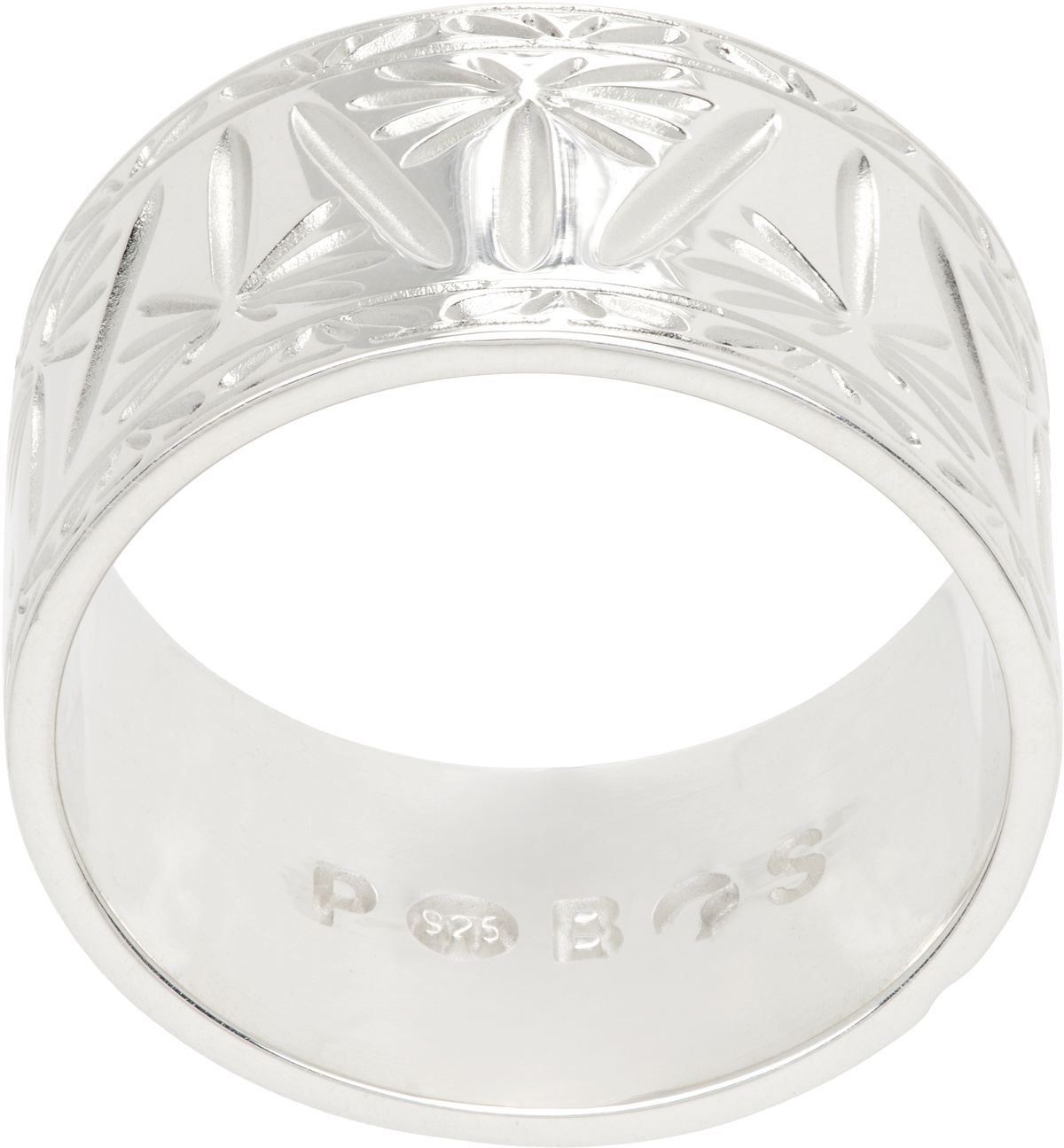 Pearls Before Swine Men's Kote Ring in Silver/Aquamarine Pearls Before Swine Men's Kote Ring in Silver/Aquamarine
