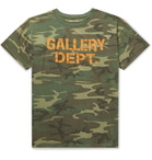 Gallery Dept. - Camouflage-Print Cotton-Jersey T-Shirt - Green