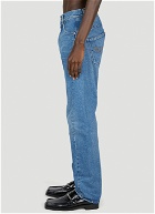 Martine Rose - Curved Seam Jeans in Blue