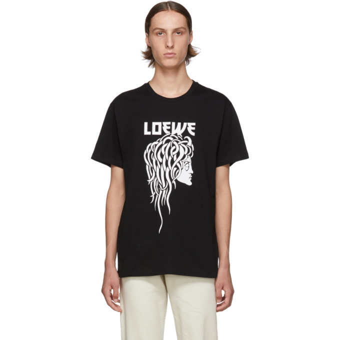 Photo: Loewe Black Medusa Print T-Shirt