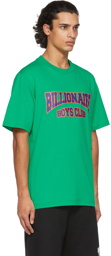 Billionaire Boys Club Green Varsity Logo T-Shirt