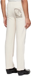 Paloma Wool Off-White Organic Cotton Lounge Pants