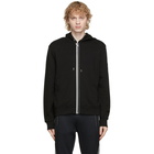 Moncler Black Knit Stripe Hoodie