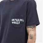 Universal Works Men's Pocket T-Shirt in Navy
