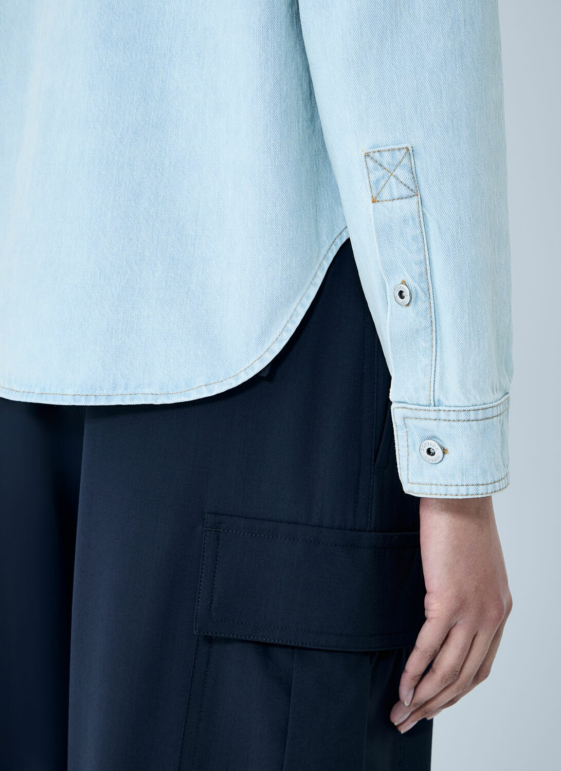 Bottega Veneta Extra Bleach Denim Shirt