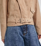 Alaïa Suede biker jacket