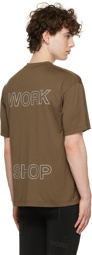 Our Legacy SSENSE Exclusive Khaki Our Legacy WORKSHOP Satisfy Edition T-Shirt