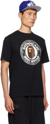 BAPE Black Layered Line Camo Busy Works T-Shirt