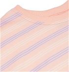 Howlin' - Striped Cotton-Jersey T-Shirt - Pink