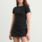 Nike Women's Tight Ribbed T-Shirt in Black