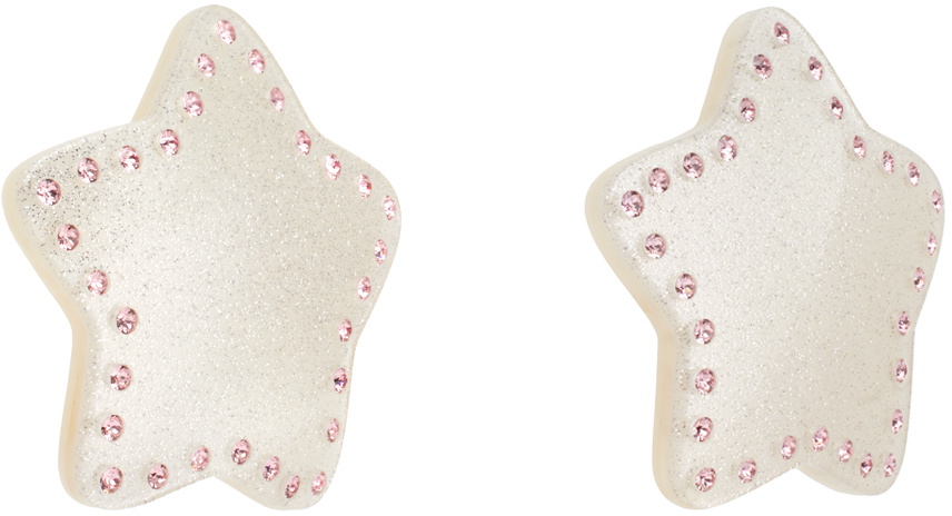 Sandy Liang Silver Cosmo Earrings
