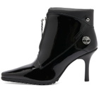 Timberland Women's x Veneda Carter Front Zip Heel Boot in Black Patent