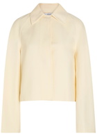 Another Tomorrow Cotton Jacket Beige