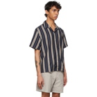 rag and bone Navy Striped Avery Shirt