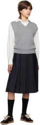 Dunst Gray V-Neck Vest
