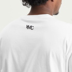 YMC Men's Where Did You Go Print Triple T Shirt in White