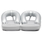 YUME YUME SSENSE Exclusive Silver Suki Flip-Flops