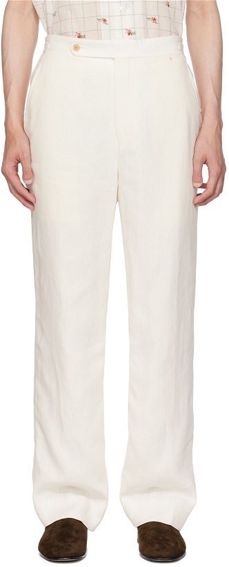Photo: Bode White Suiting Trousers