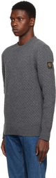 Belstaff Gray Submarine Sweater