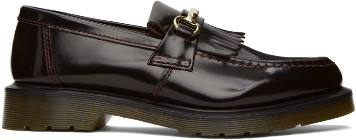 Photo: Dr. Martens Burgundy Adrian Snaffle Smooth Kiltie Loafers