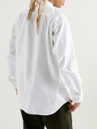Comme des Garçons SHIRT - Printed Cotton-Poplin Shirt - White