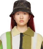 PERVERZE Brown & Green Cover Bucket Hat