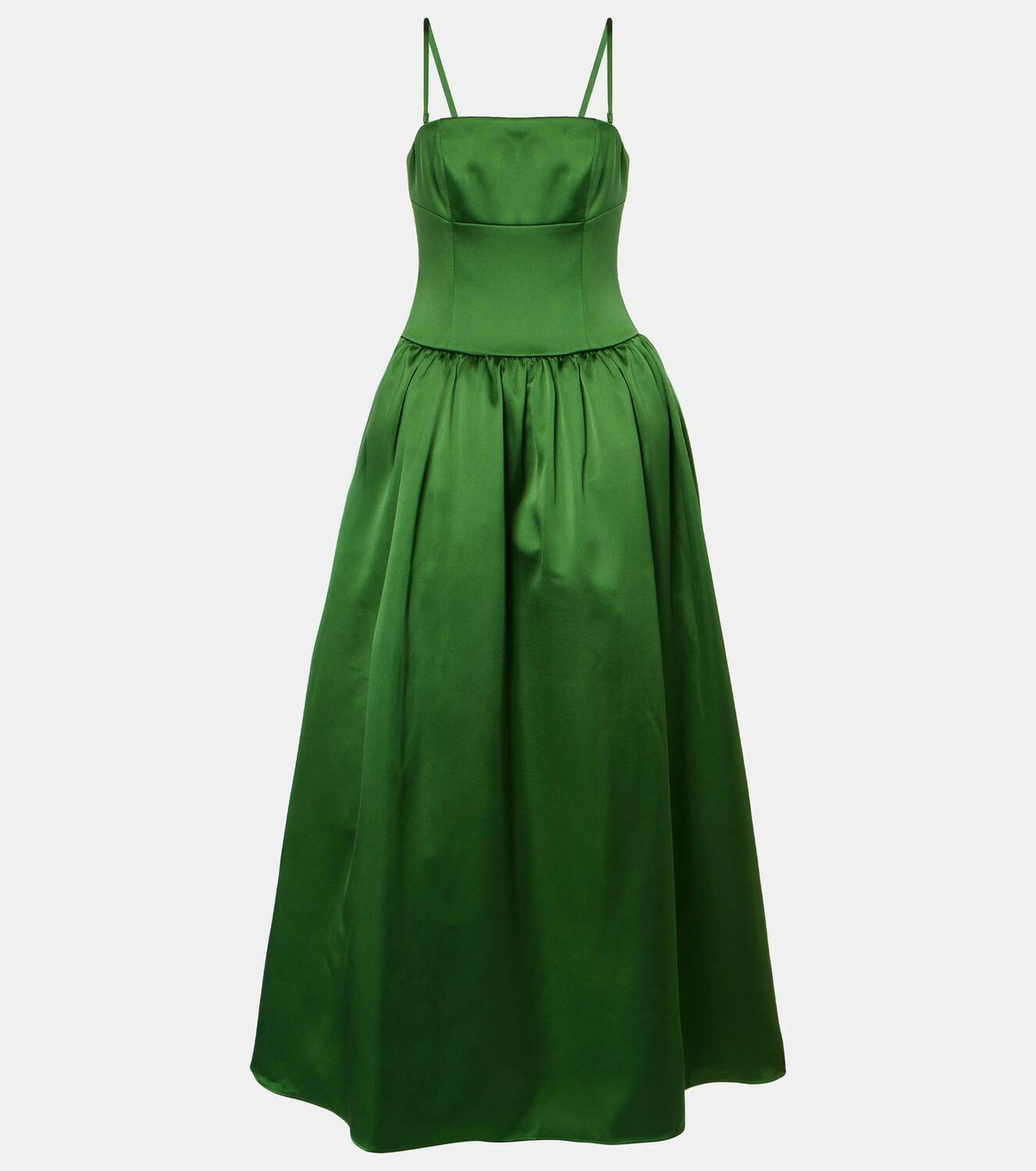 ワンピース Self Portrait Satin Long Dress Colour Collection: SATIN FLOWER MAXI DRESS – self-portrait-US