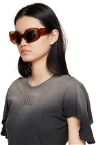 KNWLS Brown Andy Wolf Edition Glimmer Sunglasses