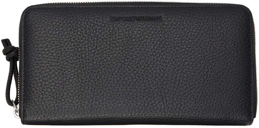 Emporio Armani Black Zip Wallet