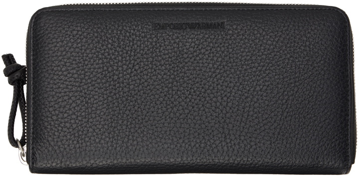 Photo: Emporio Armani Black Zip Wallet