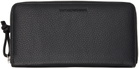 Emporio Armani Black Zip Wallet