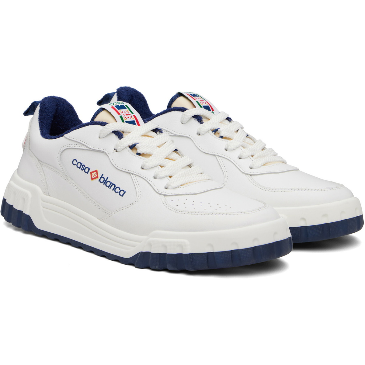Casablanca White Court Sneakers