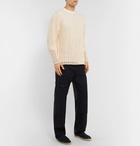 Jacquemus - La Maille Pêcheur Open-Knit Cotton-Blend Sweater - Beige