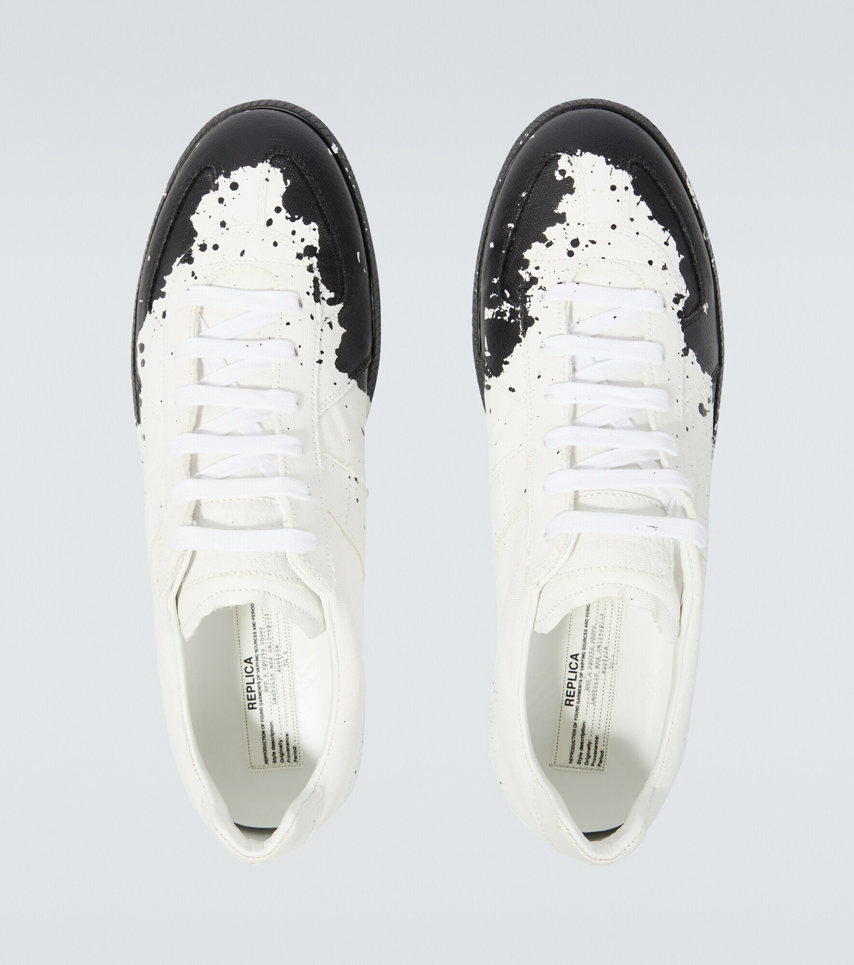 Maison Margiela - Replica Painter canvas sneakers Maison
