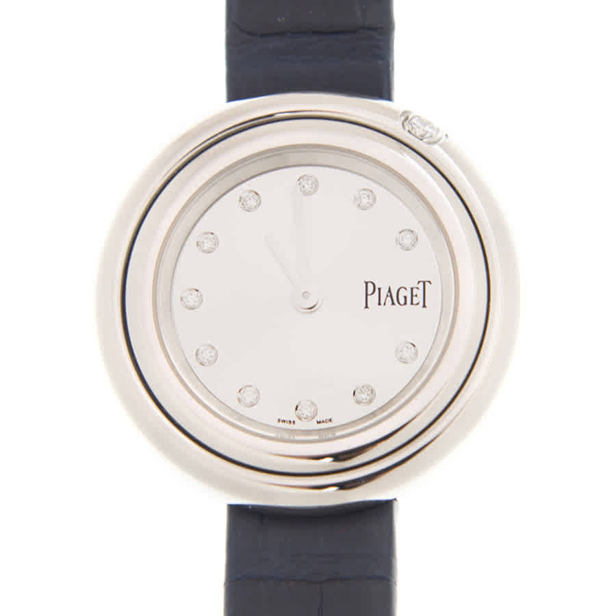Piaget Possession Diamond Silver Dial Ladies Leather Watch G0A43080