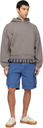 ERL Taupe Heathered Hoodie